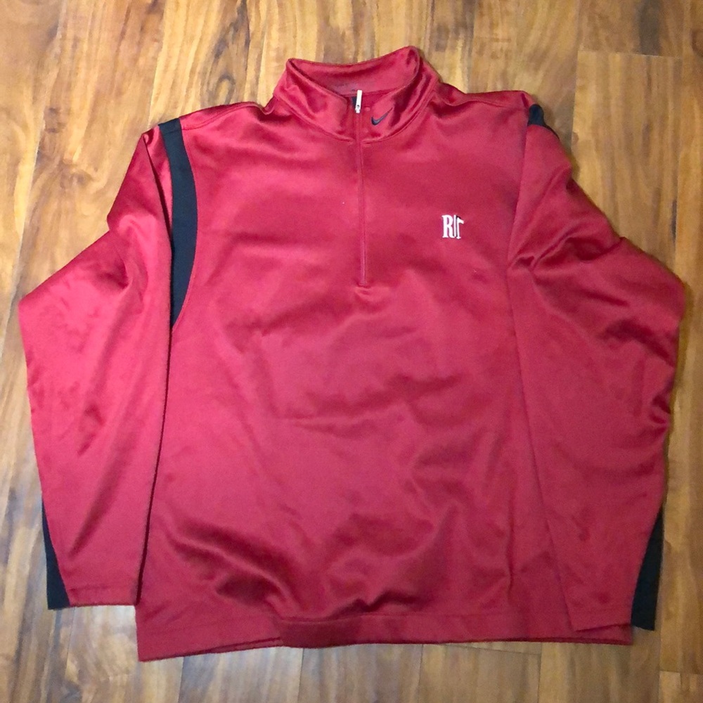 Men’s Nike Golf Red Jacket Half ZIP Size XL